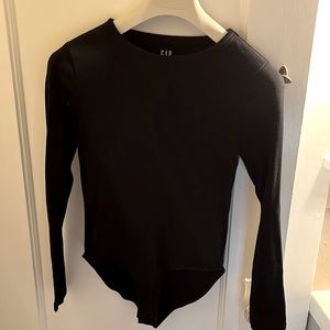 Gap Basic Black Bodysuit size M